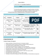 Prasanth Resume - Automotive Paint