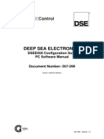 Deep Sea Electronics: DSEE050 Configuration Suite PC Software Manual