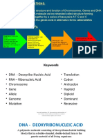 Chromosomes, Genes and DNA