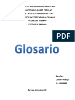 Glosario de Metodologia de La Investigación