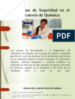 dIAPOSITIVAS Normas de Seguridad en El Laboratorio de Química