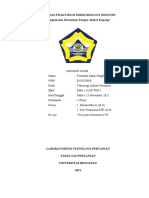 Laporan Praktikum Mikrobiologi Industri - Fernando Sahat Pangihutan Siregar - E1g020080