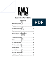 Daily Routines Student Horn Sample