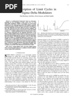 Description of Limit Cycles in Sigma-Delta Modulators: Derk Reefman, Josh Reiss, Erwin Janssen, and Mark Sandler