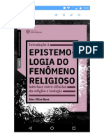 Alex Villas Boas - Introdução A Epistemologia Do Ensino Religioso