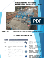 Elaboración Expedientes Técnicos Agua Potable y Saneamiento (Sesion #01 - Set 2021)