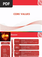 CORE VALUES Guiding Principles