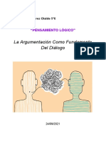 Act. 1 - La Argumentación Como Fundamento Del Diálogo