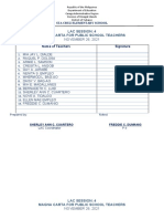 Attendance and Minutes