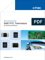 SMD PTC Thermistors: EPCOS Sample Kit 2013