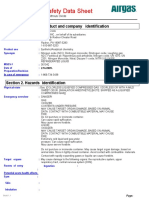 Material Safety Data Sheet: Section 1. Chemical Product and Company Identification