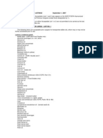 NIOP Prior Cargo Lists