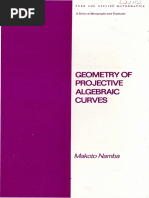 Geometry of Projective Algebraic Curves