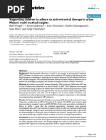 BMC Pediatrics: Supporting Children To Adhere To Anti-Retroviral Therapy in Urban Malawi: Multi Method Insights