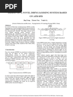 Design of A Novel DRFM Jamming System Based On AFB-SFB