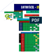 Lotofácil - Esquema de Ouro