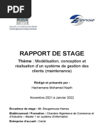 Rapport de Stage