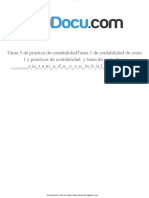 Tarea 3 de Practica de Contabilidadtarea 1 de Contabilidad de Costo 1 y Practicas de Contabilidad y Tarea de Costo 2 y y Sistema de Contabilidad