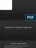 Ecuacion de Klapeyron