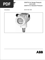 Multi Vision: 2020TG For Gauge Pressure and Level 2020TA For Absolute Pressure