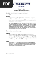 Air Service: Cessna T-207A Standard Operating Procedures