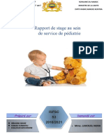 Rapport de Stage en Pédiatrie