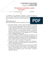 Normas ASTM Aplicadas A La Fundición