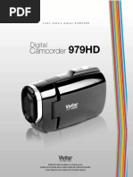 Manual Del Usuario - Digital Camcorder DVR979HD