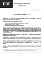 Colegio María Auxiliadora: Educación Física 2do Año: A, B Y C