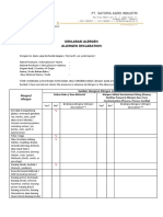 Draft ALLERGEN DECLARATION