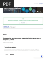 Abogado Fue Sancionado Por Pretender Inducir en Error A Un Despacho Judicial - Ámbito Jurídico