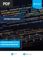 Laboratorio 15 - Programacion de Shell Scripts