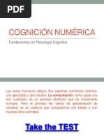 Cognición Numérica