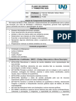 Plano de Ensino 1º Trimestre 2020 - Nave À Vela - 1º Ano Ensino Fundamental - Anos Iniciais