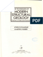 Techniques (The) of Modern Structural Geology VOL.2 Folds and Fractures