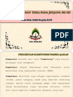 Analisis Ki-Kd Dan Tema Pada Jenjang Mi/Sd: Oleh: Moh. Zaiful Rosyid, M.PD