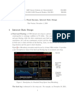 Class 23: Fixed Income, Interest Rate Swaps