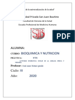 Informe N °6 Dosaje de Amilasa Serica y Urinaria