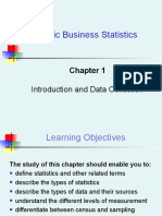 Basic Business Statistics: Introduction and Data Collection