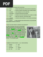 Vocabulary: Match The Types of Music With The Details