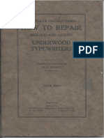 Underwood - How To Repair