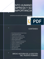 El Talento Humano en La Empresa y Su Importancia