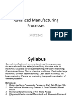 Advanced Manufacturing Processes