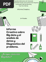 Informe Creativo Sobre Big Data y El Análisis de Datos y Diagnóstico Del Problema.