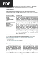 Expression of Language and Gender in The Movie "Imperfect: Karier, Cinta & Timbangan" (Sociolinguistic Studies)