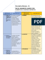 Modelo de Tabla Descriptiva Semana # 9