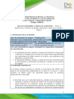 Guía de Actividades y Rúbrica de Evaluación - Unidad 2 - Tarea 4 - Diseño SGSST - Etapa 2