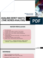 ANALISIS DERET WAKTU (Pertemuan-1)