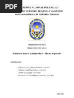 Trabajo Monografico - ULTIMO - OP1 - Balance de Materia en Evaporadores