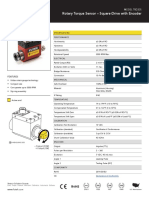 Rotary Torque Sensor - Square-Drive With Encoder: Specifications Performance